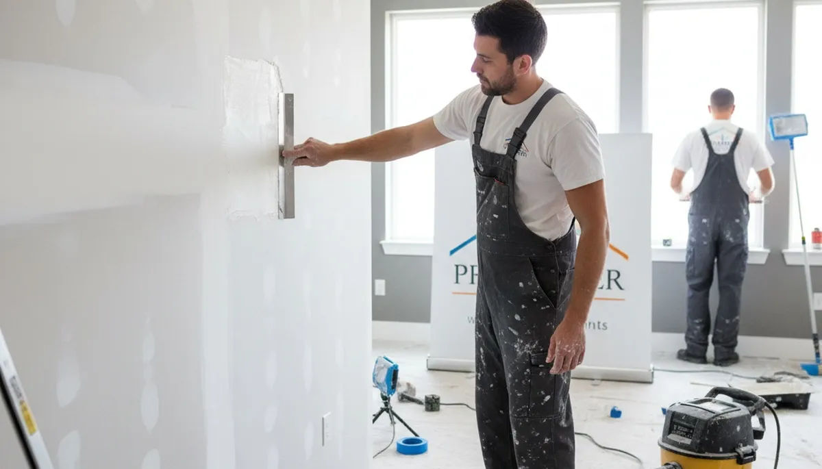 Professional drywall repair and wall restoration by painting contractors in Worcester, MA